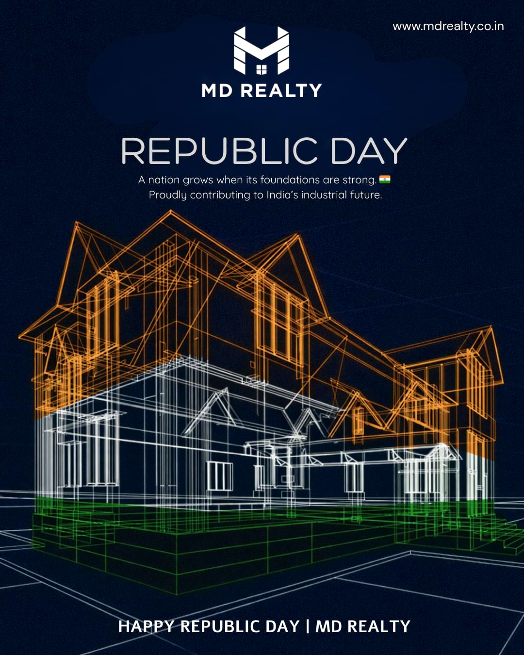 SMD realty REPUBLIC dAY Creatives